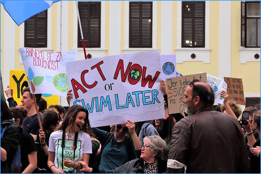 Climate protestors.